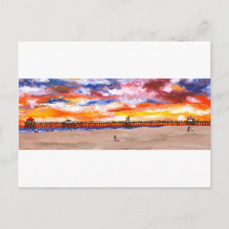 Huntington Beach Pier 2 Postcard