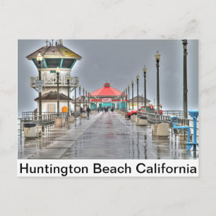 Huntington Beach Pier ' California Postcard