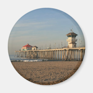 Huntington Beach pier Magnet