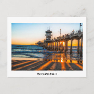 Huntington Beach Pier Postcard