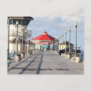 Huntington Beach Pier Postcard