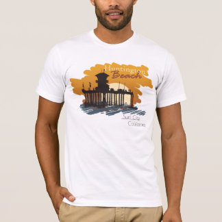 Huntington Beach Pier Sunset - Surf City Tee