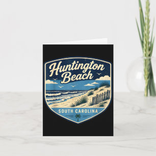 Huntington beach south carolina coastal ocean card