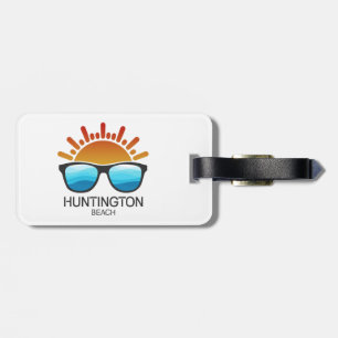 Huntington Beach South Carolina Sunglasses Luggage Tag