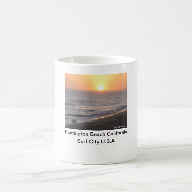 Huntington Beach "Surf City" Coffee Mug (Center)