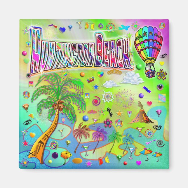 Huntington Beach Timeless Melody Magnet (Front)