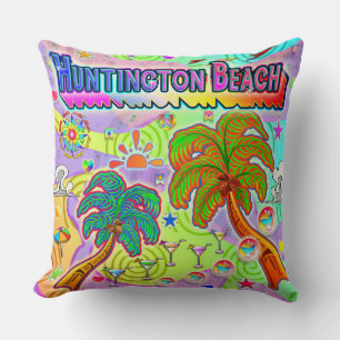 Huntington Beach Vacation Target Pillow