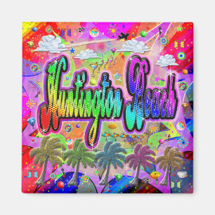 Huntington Beach Vista Express Magnet