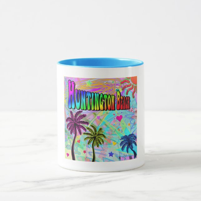 Huntington Beach Vivid Romance Mug (Center)