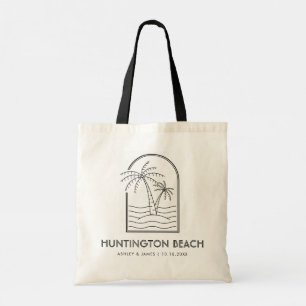 Huntington Beach Wedding Welcome Destination Tote Bag