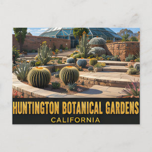 Huntington Botanical Gardens California Cultural Postcard
