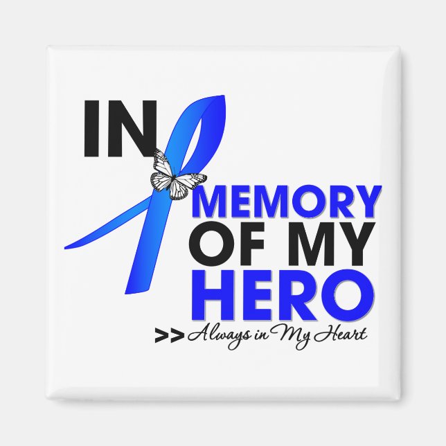 Huntington Disease Tribute In Memory of My Hero Magnet (Front)