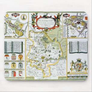 Huntington, engraved by Jodocus Hondius Mouse Pad