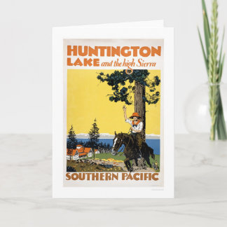 Huntington Lake and the Sierras Card