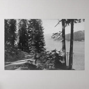 Huntington Lake, California View from Road Poster
