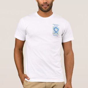 Huntington's Disease Awareness Blue Ribbon Tee