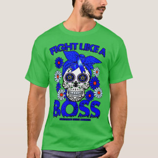 Huntingtons Disease Awareness fight like a boss T-Shirt