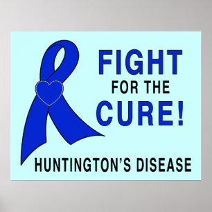 Huntington's Disease Fight for the Cure Poster