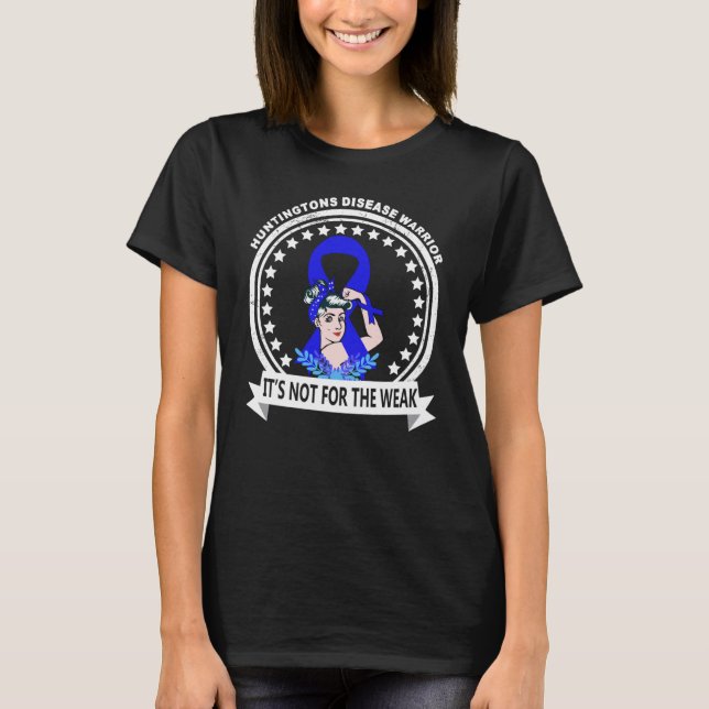 Huntingtons Disease Warrior T-Shirt (Front)