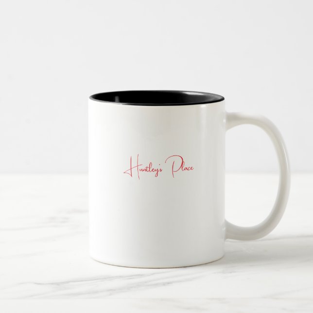 Huntley's place Two-Tone coffee mug (Right)