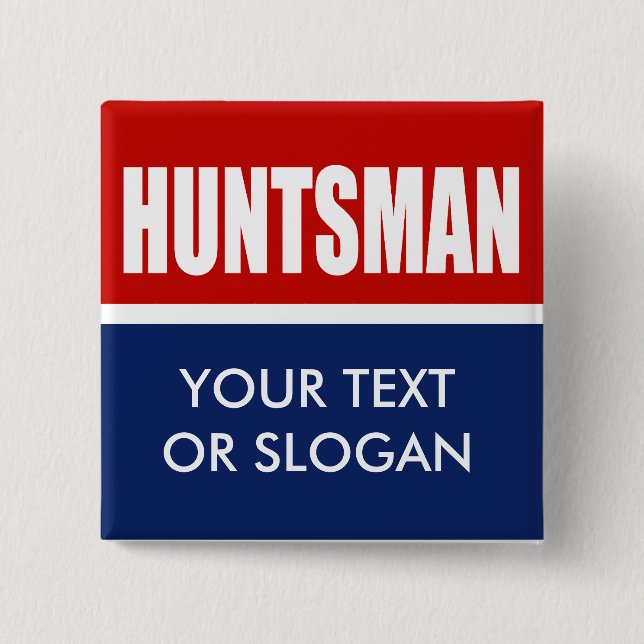 HUNTSMAN 2012 15 CM SQUARE BADGE (Front)