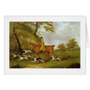 Huntsman and Hounds, 1809 (oil on canvas)