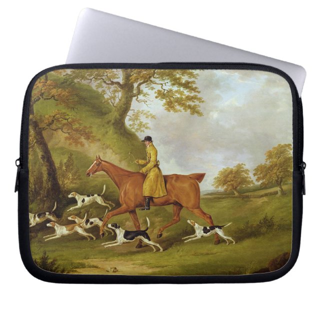 Huntsman and Hounds, 1809 (oil on canvas) Laptop Sleeve (Front)