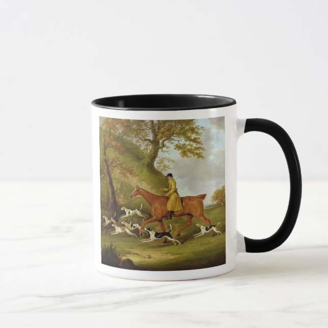 Huntsman and Hounds, 1809 (oil on canvas) Mug (Right)