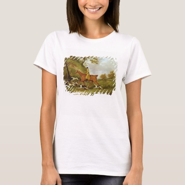 Huntsman and Hounds, 1809 (oil on canvas) T-Shirt (Front)