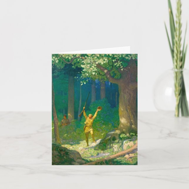 Huntsman by Newell Convers Wyeth Thank You Card (Front)