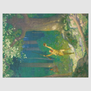 Huntsman by Newell Convers Wyeth Tissue Paper