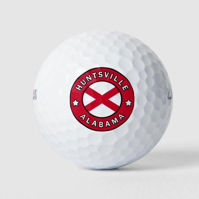 Huntsville Alabama Golf Balls (Front)