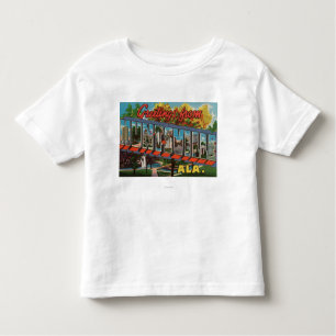 Huntsville, Alabama - Large Letter Scenes Toddler T-Shirt