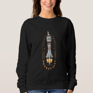 Huntsville Alabama Rocket City Cute Rocket Icon Sweatshirt