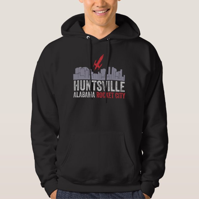 Huntsville Alabama Rocket City Hoodie (Front)