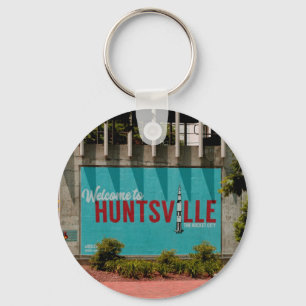 Huntsville Alabama Rocket City Key Ring