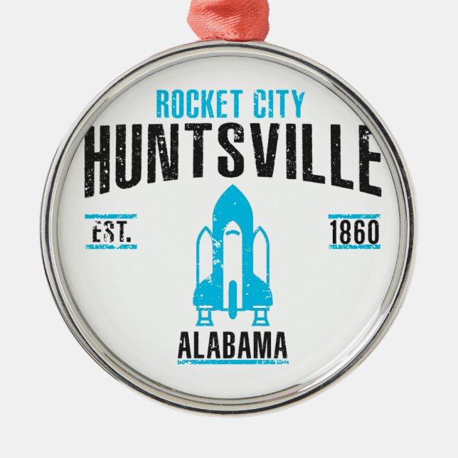 Huntsville Metal Ornament (Front)