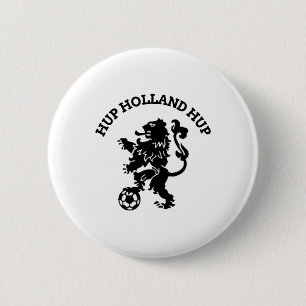 Hup Holland Hup Orange Footll Soccer Ll Travel 6 Cm Round Badge