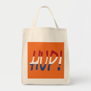 Hup overlaid on NLD Flag on or gtt Tote Bag