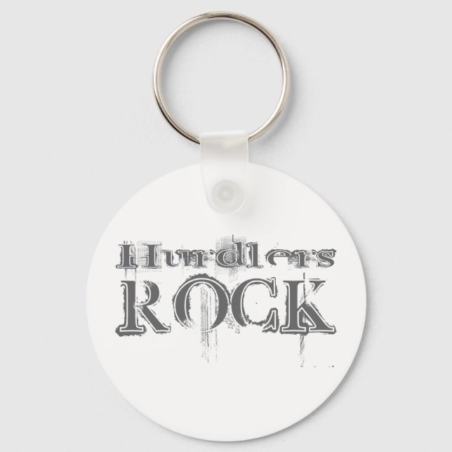 Hurdlers Rock Key Ring (Front)