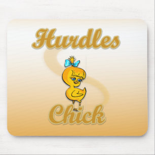 Hurdles Chick Mouse Pad