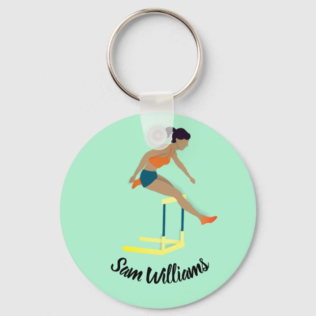 Hurdles Key Ring (Front)