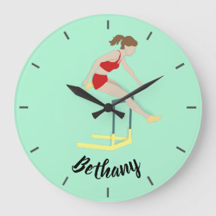 Hurdles Large Clock