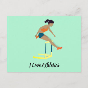 Hurdles Postcard