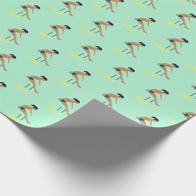 Hurdles Wrapping Paper (Corner)
