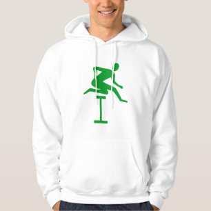 Hurdling - Grass Green Hoodie
