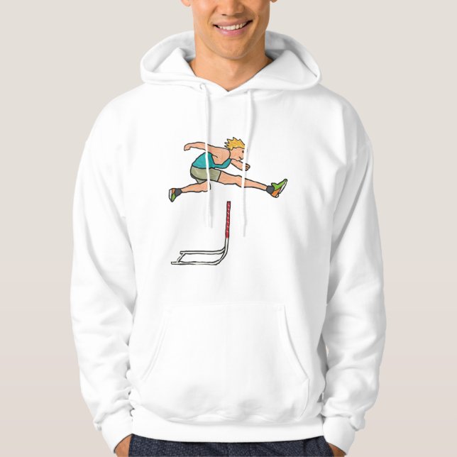 Hurdling Hurdles Hoodie (Front)