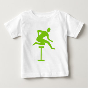 Hurdling - Martian Green Baby T-Shirt