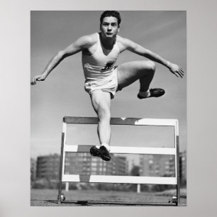 Hurdling Poster