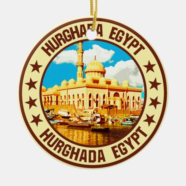 Hurghada                                           ceramic ornament (Front)